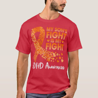 Mein Sohn kämpft gegen ADHS Awareness Day Oran T-Shirt