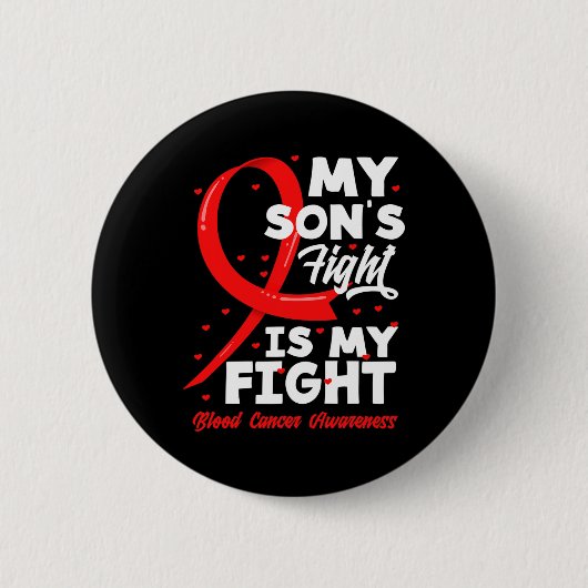 Mein Sohn kämpft gegen Blutkrebs Button (Vorderseite)
