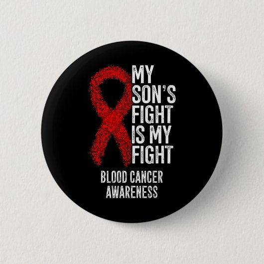 Mein Sohn kämpft gegen Blutkrebs Button (Vorderseite)