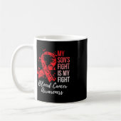 Mein Sohn kämpft gegen Blutkrebs Kaffeetasse (Links)