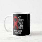 Mein Sohn kämpft gegen Blutkrebs Kaffeetasse (Links)