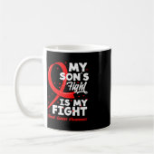 Mein Sohn kämpft gegen Blutkrebs Kaffeetasse (Links)