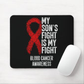 Mein Sohn kämpft gegen Blutkrebs Mousepad (Mit Mouse)