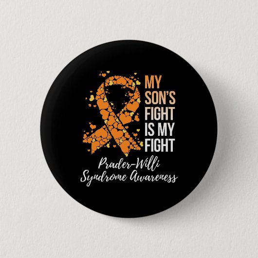 Mein Sohn kämpft gegen das Prader Willi Syndrom A Button (Vorderseite)