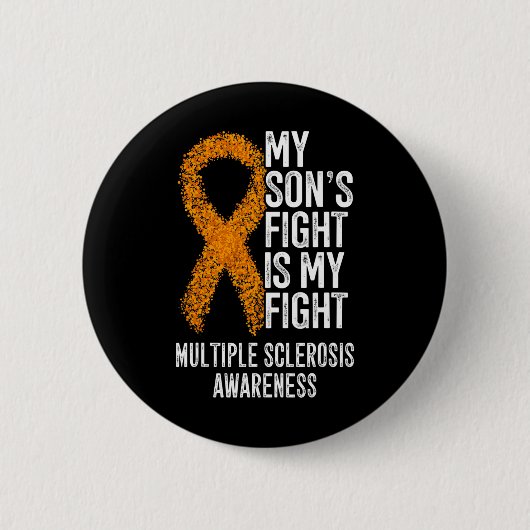 Mein Sohn kämpft gegen Multiple Sklerose Button (Vorderseite)