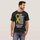 Mein Sohn kämpft gegen Neuroblastoma Awaren T-Shirt (Vorne ganz)