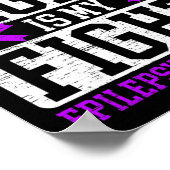 Mein Sohn kämpft mit meiner Epilepsie-Bewusstseins Poster (Ecke)