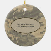 Mein Soldat mein Keramikornament (Hinten)