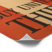 Mein Soldat Poster (Ecke)