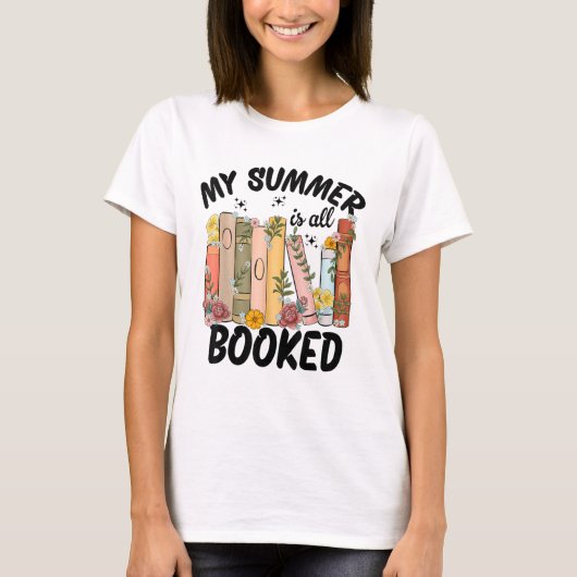 Mein Sommer ist alles gebucht Buchlesung lustige B T-Shirt (Vorderseite)