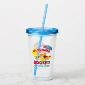 Mein Sommer ist bei Dustin Stevens gebucht Acryltrinkbecher (Rückseite)