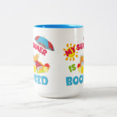 Mein Sommer ist für zwei Tonen Kaffee Tasse gebuch (Mittel)