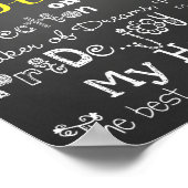 Mein Son-Liebe- und Inspirationspopster Poster (Ecke)