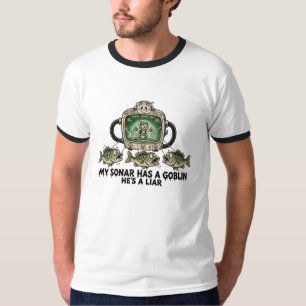 Mein Sonar Hat Einen Kobold Lustiger Fischfinder A T-Shirt