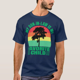 Mein SonInLaw ist mein Lieblings-Retro-Sunset für T-Shirt