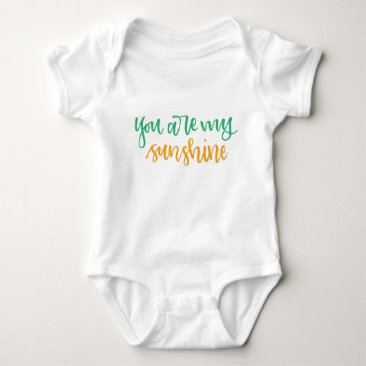 Mein Sonnenschein-Baby-Shirt Baby Strampler (Vorderseite)
