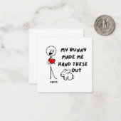 Mein Sonnenschein hat mich dazu gebracht, diese to Mitteilungskarte (Vorderseite/Rückseite Beispiel)