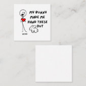 Mein Sonnenschein hat mich dazu gebracht, diese to Mitteilungskarte (Vorne/Hinten)