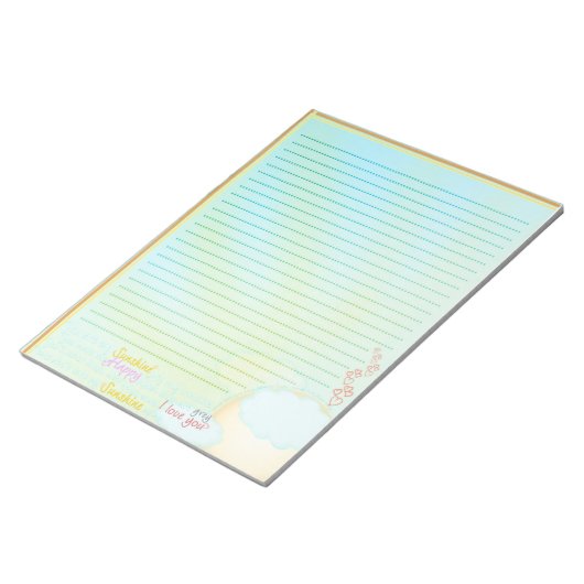 Mein Sonnenschein Notizblock (angewinkelt)