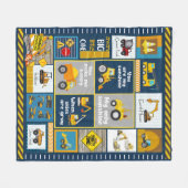 Mein Sonnenschein-Traum ist klein Fleecedecke (Vorderseite (Horizontal))