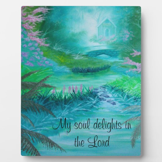 Mein Soul erfreut sich am Herrn Fotoplatte (Vorderseite)