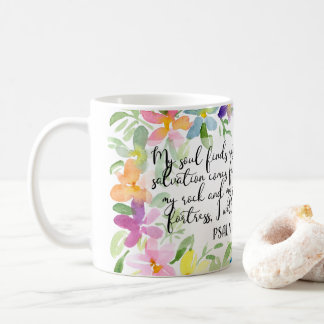 Mein Soul findet Erholung allein in Gott Kaffeetasse