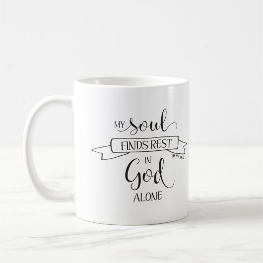 Mein Soul findet Erholung - S 62:1 Kaffeetasse (Links)