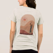 Mein Soul gefunden Tri-Blend Shirt (Rückseite)