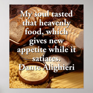 Mein Soul probierte dieses Himmlische Essen - Dant Poster