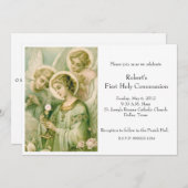 Mein Soul rät die Schleier-Erste-Kommune Einladung (Vorne/Hinten)