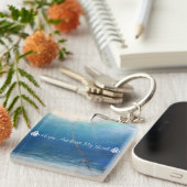 Mein Soul wird auf Hoffnung verankert Schlüsselanhänger (Vorderseite rechts)