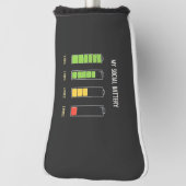 Mein Sozialakku stellt sozialen Spaß vor Golf Headcover (Rotieren 90)
