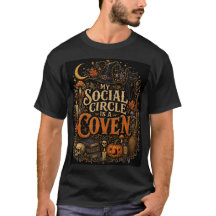 Mein sozialer Kreis ist ein Halloween-Coven-T-Shir