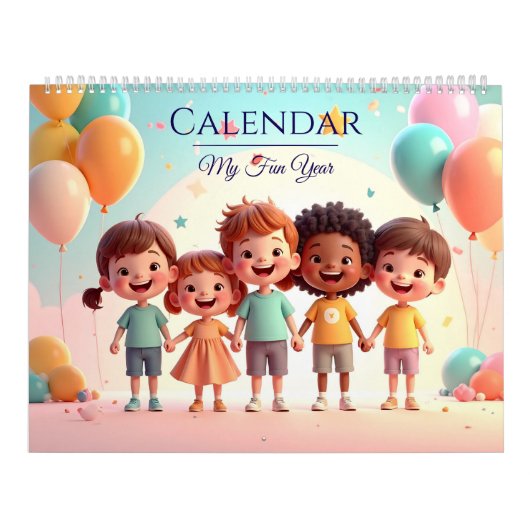 „Mein Spaßjahr“-Kinderkalender Kalender (Titelbild)