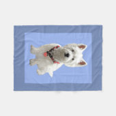 MEIN SPEZIELLES WESTIE FLEECEDECKE (Vorderseite (Horizontal))