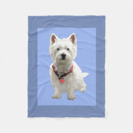 MEIN SPEZIELLES WESTIE FLEECEDECKE