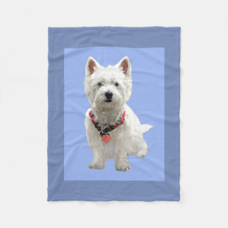 MEIN SPEZIELLES WESTIE FLEECEDECKE