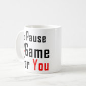 Mein Spiel - ich würde mein Spiel für Sie lustiger Kaffeetasse (Vorderseite Links)