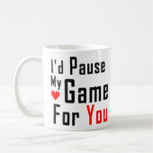 Mein Spiel - ich würde mein Spiel für Sie lustiger Kaffeetasse (Links)