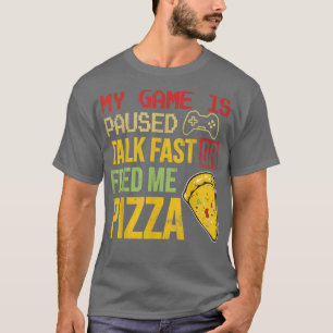 Mein Spiel ist angehalten, schnell zu reden oder m T-Shirt