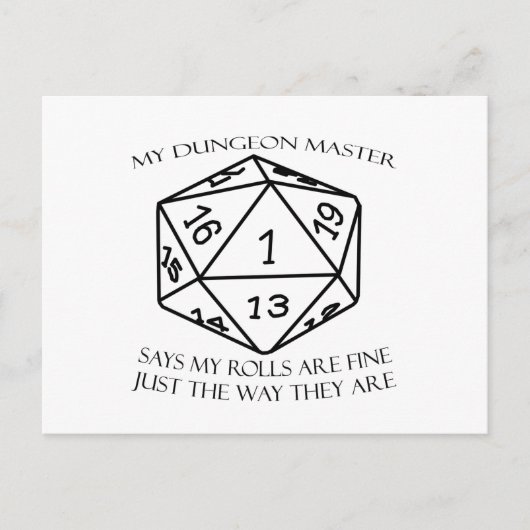 Mein Spielleiter Postkarte (Vorderseite)