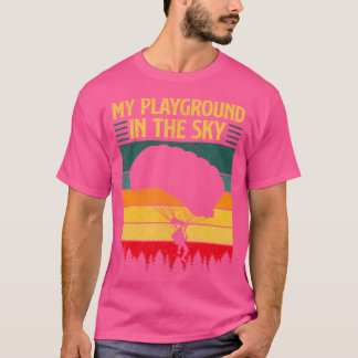 Mein Spielplatz ist das sonnige Skydiving-Tauchen T-Shirt