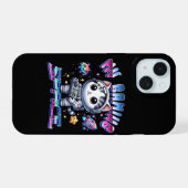 MEIN SPIELRAUM - KAWAII-RAUMKATZE iPhone 15 HÜLLE (Rückseite (Horizontal))