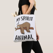Mein Spirit Animal Funny Sloth-Geschenk Tasche (Von Nahem)