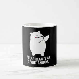 Mein Spirit Animal Polar Bär Niedlicher Polar Bär Kaffeetasse