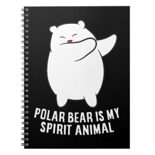 Mein Spirit Animal Polar Bär Niedlicher Polar Bär Notizblock