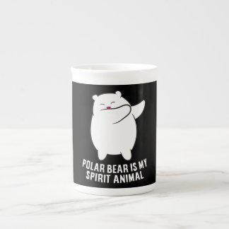 Mein Spirit Animal Polar Bär Niedlicher Polar Bär  Porzellantasse