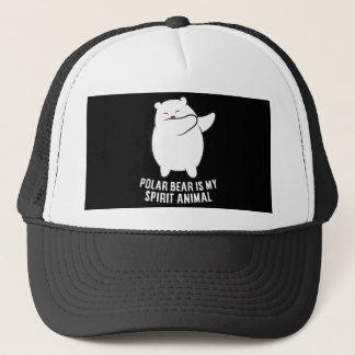 Mein Spirit Animal Polar Bär Niedlicher Polar Bär  Truckerkappe