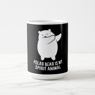 Mein Spirit Animal Polar Bär Niedlicher Polar Bär  Verwandlungstasse