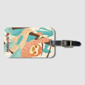 Mein Spirit Animal Sloth Gepäckanhänger (Vorderseite (Horizontal))